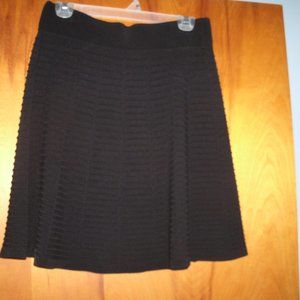Loft Outlet Sweater Skirt Black Size Medium